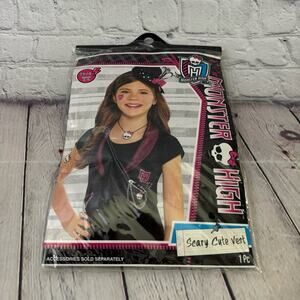 Monster High Scary Cute Vest Girlβs Halloween Costume Vest